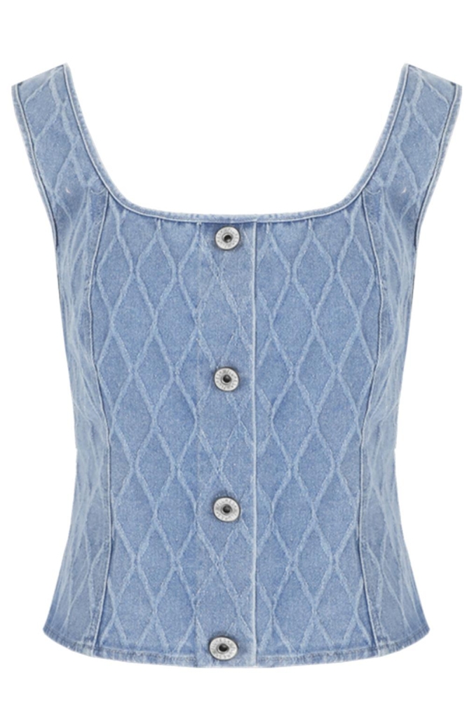 ELISSA TOP 25ZSF11 902 DENIM LIGHT BLUE